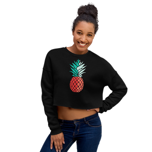 Aloha Pineapple Crop Sweatshirt